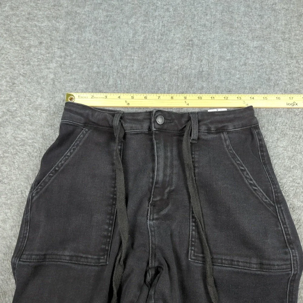 Judy Blue Jeans Womens‎ 28 Black Joggers High Rise Casual Tapered
